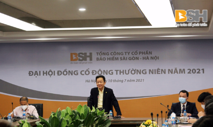 Ông Đỗ Quang Hiển – Chủ tịch HĐQT BSH phát biểu tại Đại hội cổ đông thường niên 2021