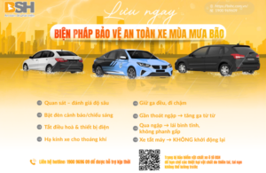 7 Bí quyết giữ “xế yêu” an toàn tuyệt đối mùa mưa bão, ngập lụt