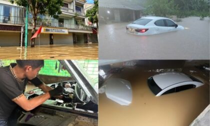 Gara ở Thái Nguyên nơi tê liệt, nơi quá tải, xe ngập nước phải đưa về Hà Nội sửa