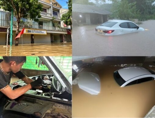 Gara ở Thái Nguyên nơi tê liệt, nơi quá tải, xe ngập nước phải đưa về Hà Nội sửa