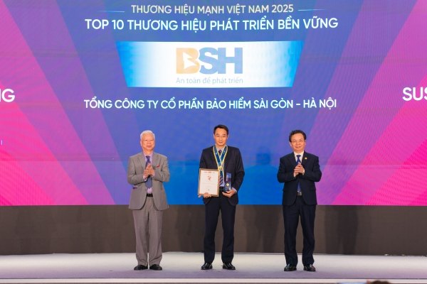 BSH được vinh danh Thương hiệu Mạnh Việt Nam 2025