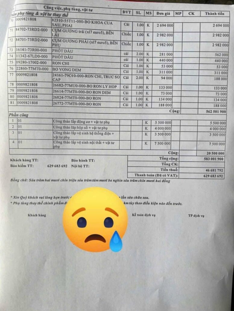 Ô tô ngập lũ tiền sửa chữa bằng 90% giá trị xe: Không bảo hiểm gần như mất trắng tài sản