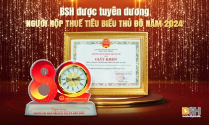 BSH vinh dự nhận Giấy khen của Thuế TP. Hà Nội – Khẳng định nền tảng quản trị minh bạch