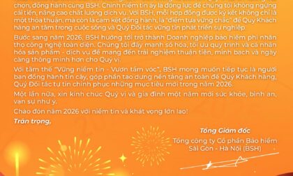 Bảo hiểm BSH chúc mừng năm mới 2026