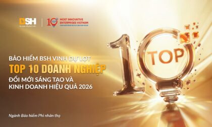 BAO HIEM BSH VINH DU LOT TOP 10 DOANH NGHIEP DOI MOI SANG TAO VA KINH DOANH HIEU QUA 2026