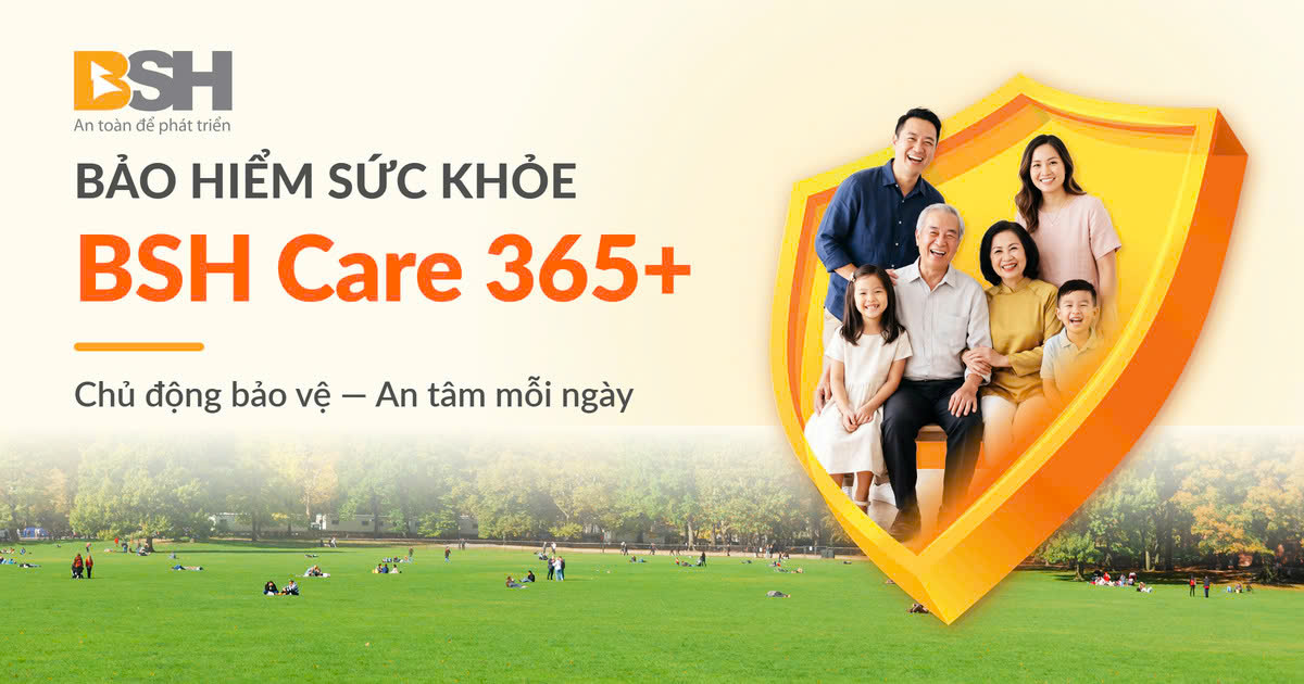 Bảo hiểm sức khỏe BSH Care 365+