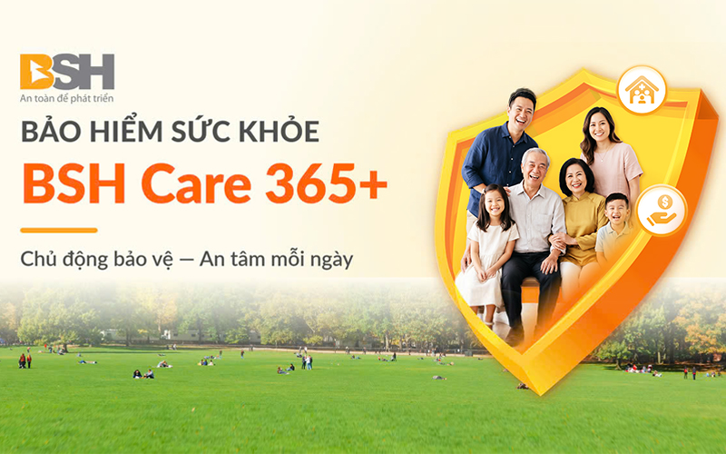 Bảo hiểm sức khỏe BSH Care 365+